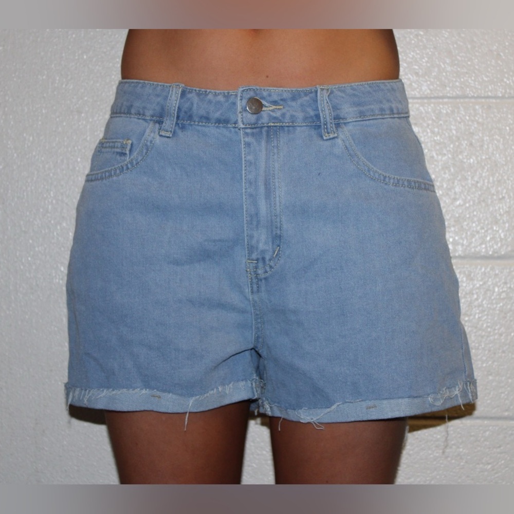 Denim shorts